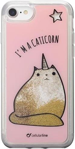 CELLULARLINE Custodia cover per iPhone X Cellular Line Stardust Cat